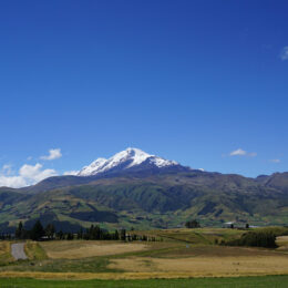 Ecuador landscape mountain peak